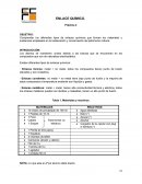 Enlace quimico, Existen diferentes tipos de enlaces químicos
