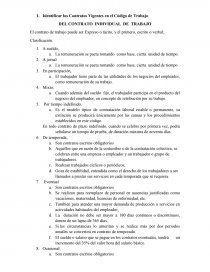 TRABAJO CONTRATOS CARATERISTICAS. Página 1