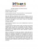 INFORME GENERAL DEL SERVICIO SOCIAL