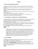 ¿Qué es la programación de aula?