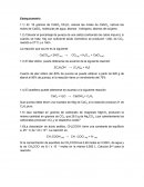 Estequiometria , Taller Final