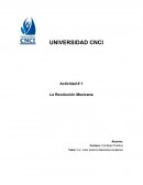 La Revolución Mexicana ensayo de su proceso