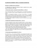 Ordenación de las etapas de la historia de Israel y resumir (en tres o cuatro líneas) lo acontecido en cada etapa.