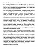 Para mis niños que hoy se van de mi lado