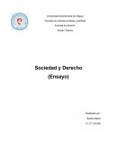 Sociedad y Derecho Ensayo