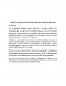 RAZON Y RACIONALIDAD. ENFOQUE HACIA UNA SOCIEDAD MODERNA