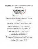 Que es la Estimacion y pronostico estadistico predictivo