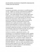 DELITOS CONTRA LOS MEDIOS DE TRANSPORTE,COMUNICACIÓN Y OTROS CERVICIOS PUBLICOS