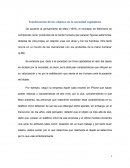 Fetichización de los objetos en la sociedad capitalista