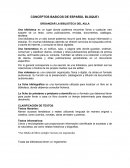 Cuales son las Principales definiciones del bloque I para tercer grado de primaria