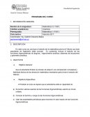 PROGRAMA DEL CURSO INFORMACIÓN GENERAL matematica