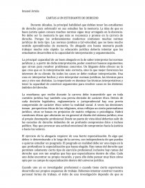 UNAS MEJORES CARTAS A UN ESTUDIANTE DE DERECHO. Página 1