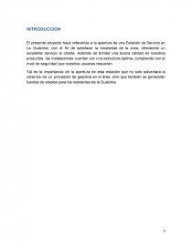 IDEA DE PROYECTO: ESTACION DE SERVICIO LA GUACIMA. Página 5