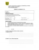 Prueba Lenguaje 8b segundo semestre