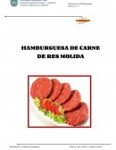 HAMBURGUESA DE CARNE DE RES MOLIDA