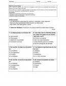 Evaluación de Ciencias Naturales.