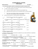 EXAMEN BIMESTRAL DE ESPAÑOL