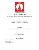 GESTIÓN DE OPERACIONES DE TRANSFORMACIÓN Y SERVICIOS