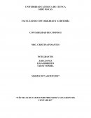 TÉCNICAS DE COSTO POR PROCESOS Y SUS ASIENTOS CONTABLES