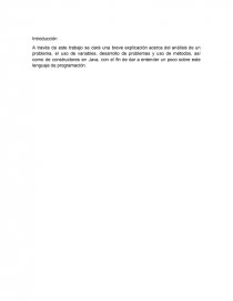 Análisis de un problema y diseño de clases. Página 1