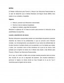 Modelo Institucional para Prevenir y Reducir las Infecciones Nosocomiales