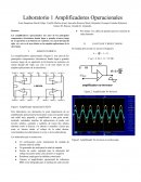 Los amplificadores operacionales son unos de los principales componentes electrónicos dando lugar a grandes avances luego de su aparición en la historia