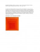 La imagen que podemos observar es de una obra de arte abstracta, ya que lo que nos muestra es una connotación de un fenómeno o hecho no evidente