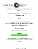 LA APLICACIÓN DEL HIPERTEXTO EN LA ESTRUCTURACIÓN DE LAS NOTICIAS DIGITALES DEL PERIÓDICO PERU 21 DEL 2017