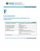 ESTRUCTURA CURRICULAR PARA EL DESARROLLO DE COMPETENCIAS