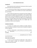 Acto Fundación de San Juan