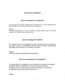 Producto y marca ¿Qué es Investigación a nivel general?