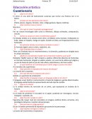 Educación artística Cuestionario