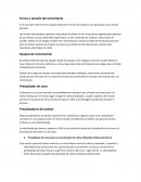 Forma y tamaño cementacion