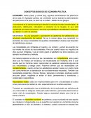CONCEPTOS BÁSICOS DE ECONOMÍA POLÍTICA