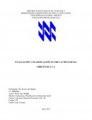 EVALUACIÓN Y PLANIFICACIÓN EN EDUCACIÓN INICIAL OBJETIVOS 3 Y 6