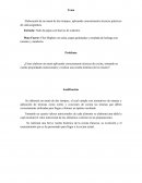 Elaboración de un menú de dos tiempos, aplicando conocimientos técnicos prácticos de cada asignatura
