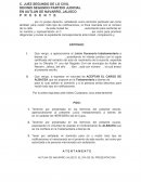 Aceptacion de cargo de albacea