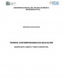 TEORÍAS CONTEMPORANEAS EN EDUCACIÓN SESIÓN SIETE: ENSAYO Y MAPA CONCEPTUAL