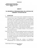 El desarrollo organizacional de la escuela de comando y estado mayor