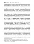 Cual es el Poder, violencia y conflicto