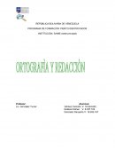 TRABAJO DE SAIME ORTOGRAFIA Y REDACCION