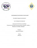 Cálculo de la densidad experimental para líquidos y sólidos | Manómetro de fluidos múltiples