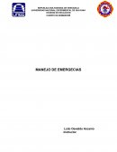 TRABAJO DE MANEJO DE EMERGECIAS
