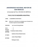 Elaboración de alternativas de estrategias para la Panadería de la Facultad de Ingeniería Industrial UNMSM