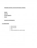 PROGRAMA NACIONAL DE EDUCACIÓN SEXUAL INTEGRAL