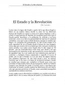 El Estado y la Revolución reseñas concretas
