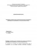 Estrategias recreativas para la motivación del proceso de enseñanza y aprendizaje de los estudiantes en el área de educación física