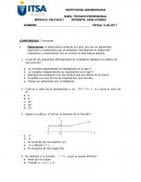 Actividad de Calculo diferencial funciones