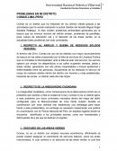 Problemas de mi distrito - comas