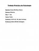 El Trabajo Práctico de Psicología